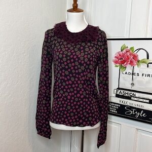 Nina Ricci Blouse with Frayed Collar RTM